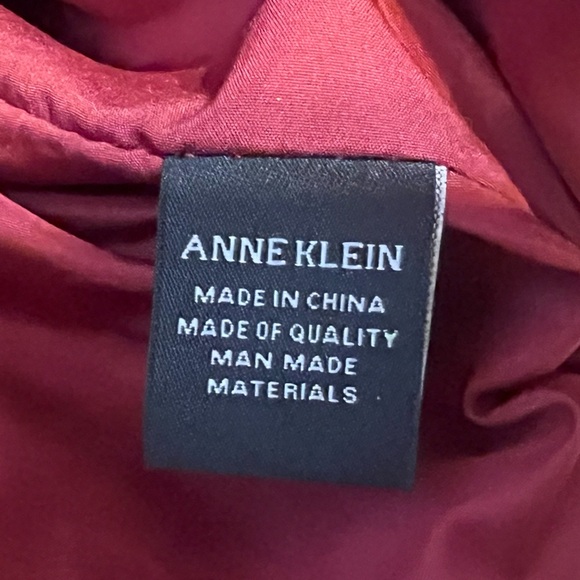 Anne Klein Soft Black Pebble Texture Leather Shoulder Bag Purse - Picture 4 of 6